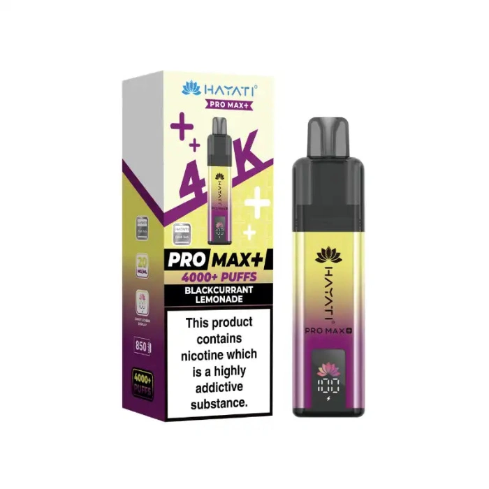 Blackcurrant Lemonade Hayati Pro Max Plus 4K Prefilled Pod Kit